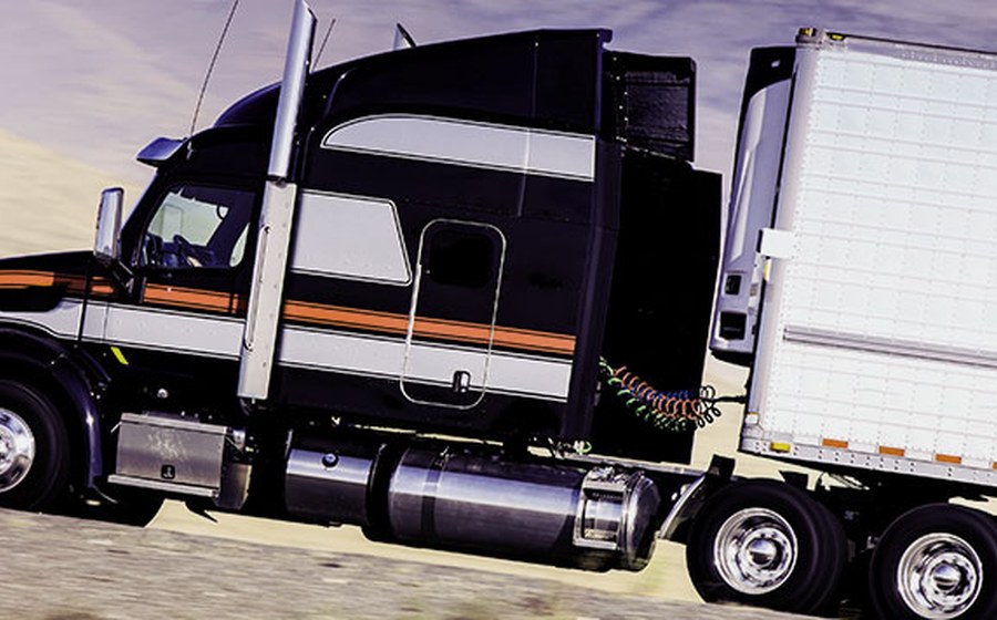 Truck used for ground transportation