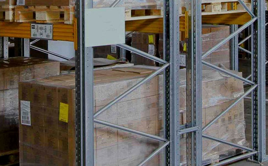 Warehouse storage racks and inventory